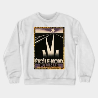 ETOILE DU NORD EXPRESS PULLMAN Paris Bruxelles Amsterdam Vintage Railway Crewneck Sweatshirt